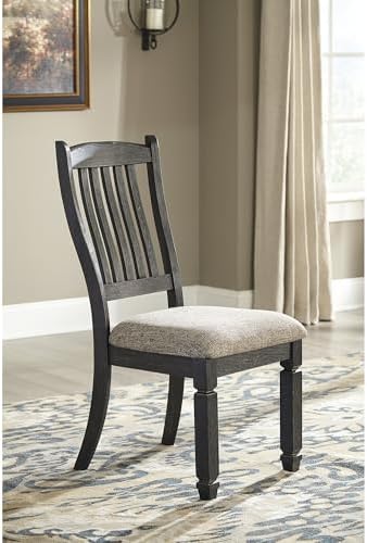 Upholsteruotos valgomojo kėdės 2 vnt antikinis juodas
