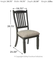 Upholsteruotos valgomojo kėdės 2 vnt antikinis juodas